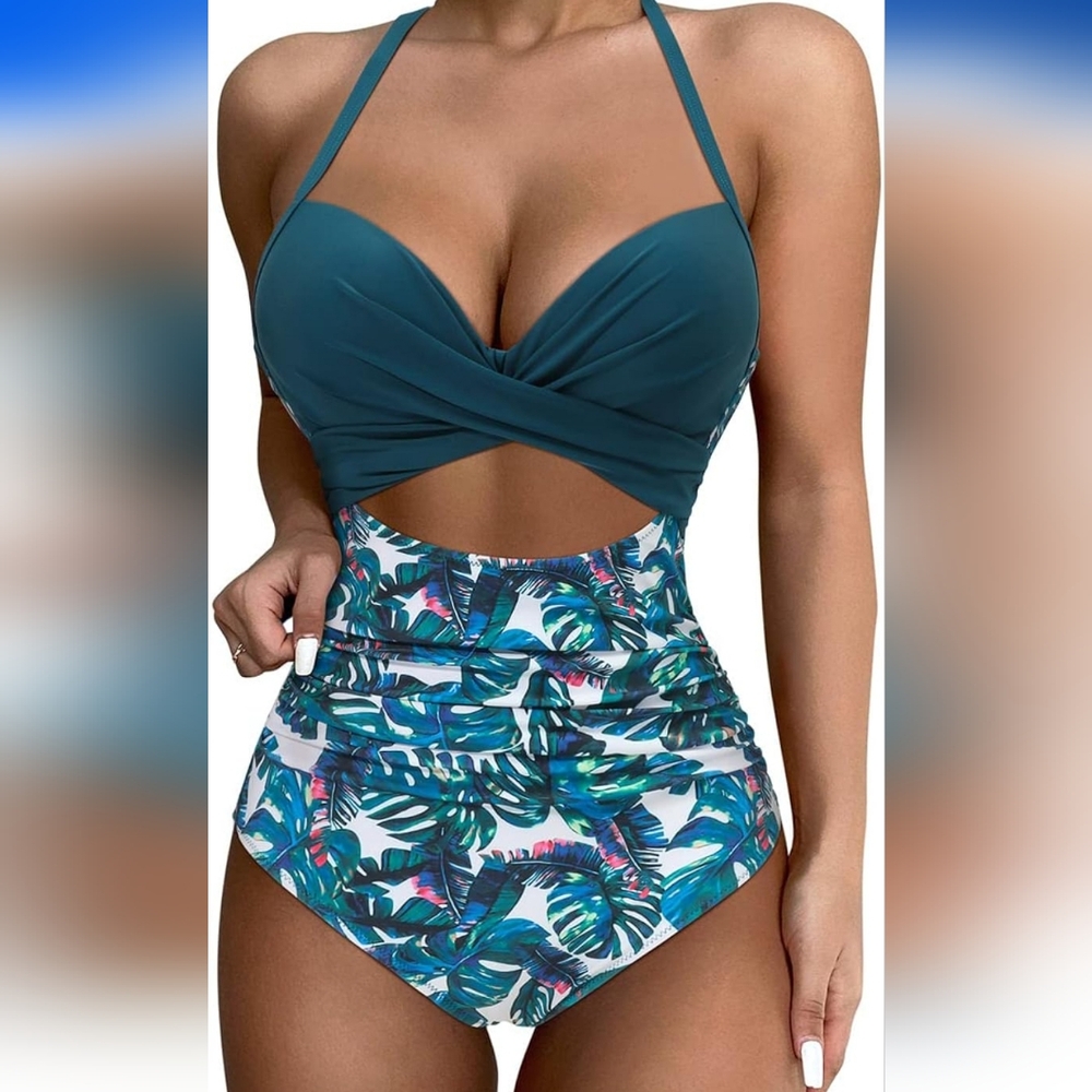 One Piece Cut Out Swimsuit